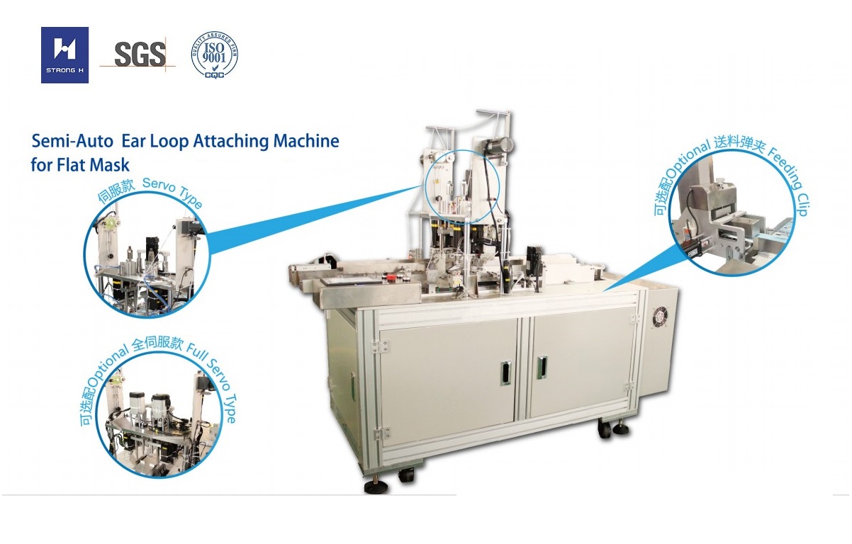 Máquina para fabricar mascarillas reutilizables de alta precisión y alta calidad